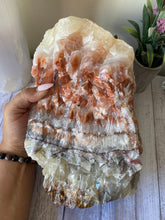 Load image into Gallery viewer, Tri Color Calcite Stone - 11 pound Calcite - Red Calcite Stone
