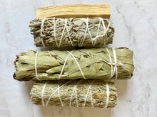 Load image into Gallery viewer, Smudge it Better Bundle - White Sage, Blue Sage, Eucalyptus and Palo Santo