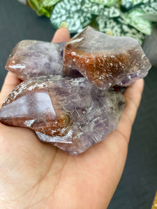 Red Cap Amethyst Polished Point (Medium)