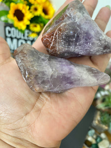 Red Cap Amethyst Polished Point (Small)