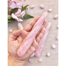 Load image into Gallery viewer, Rose Quartz MEDIUM Twisted Yoni / Pleasure Wand