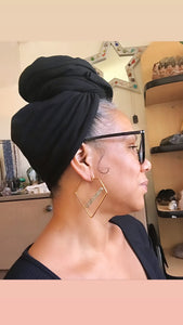 Prehnite Triangle Earrings