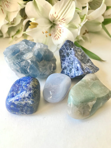 Throat Chakra Stone Set