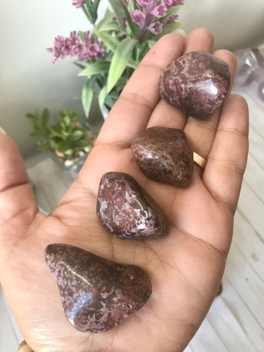 Red Wine Jasper Tumbled Stone