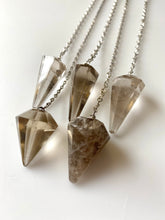 Load image into Gallery viewer, Faceted Smokey Quartz Pendulum