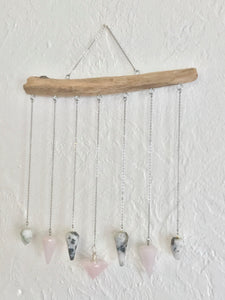 Divine Feminine Goddess Pendulum Wall Hanging - Crystal Wall Hanging