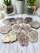 Load image into Gallery viewer, Lepidolite Slices - Rough, natural Lepidolite slices
